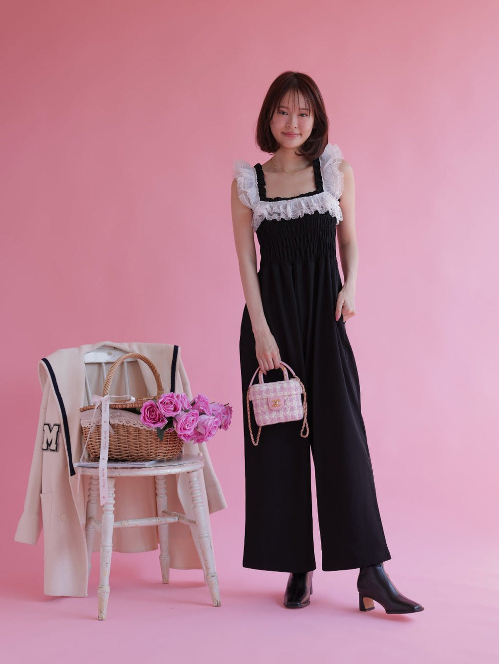 新品★未使用　メゾンマーブルLace Swan Denim Lサイズ 新品☆未使用 メゾンマーブルLace Swan Denim Lサイズ MAISON