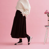 Balloon Velour Skirt - MAISON MARBLE