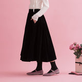 Balloon Velour Skirt - MAISON MARBLE