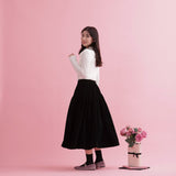 Balloon Velour Skirt - MAISON MARBLE