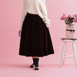 Balloon Velour Skirt - MAISON MARBLE