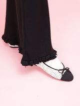 Basic Frill Knit Pants - MAISON MARBLE