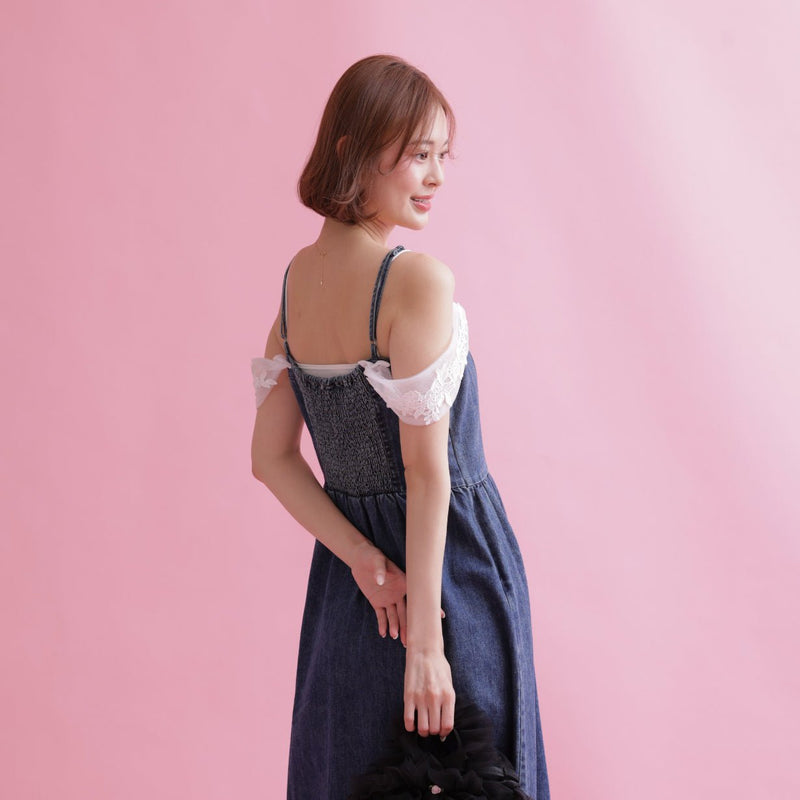 Belle Denim Dress - MAISON MARBLE