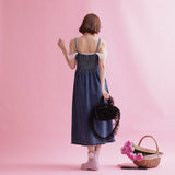 Belle Denim Dress - MAISON MARBLE