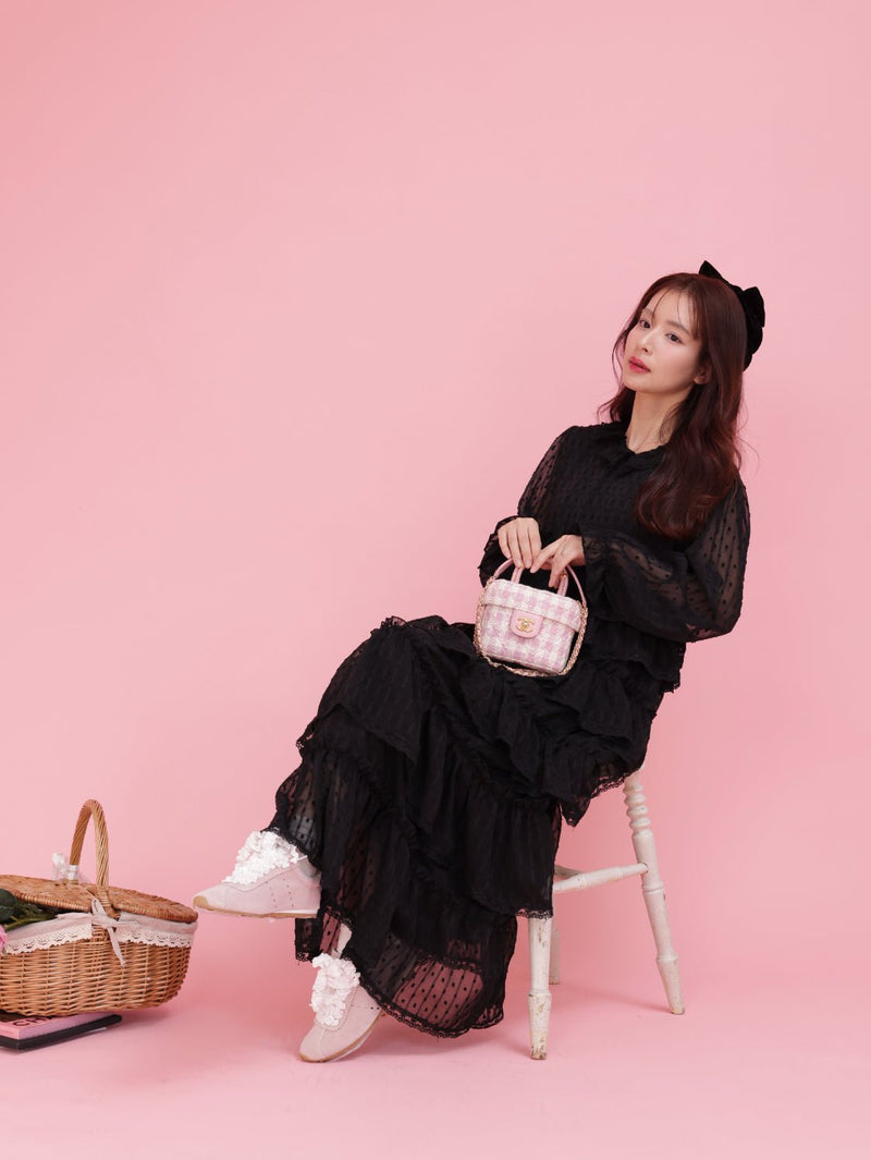 再販】Bianca Tiered Dress – MAISON MARBLE
