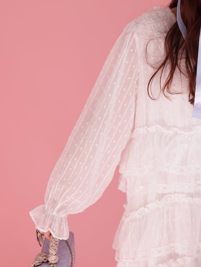 再販】Bianca Tiered Dress – MAISON MARBLE