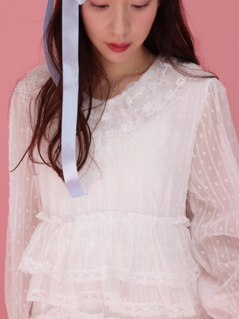 再販】Bianca Tiered Dress – MAISON MARBLE