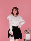 Big Collar Blouse - MAISON MARBLE
