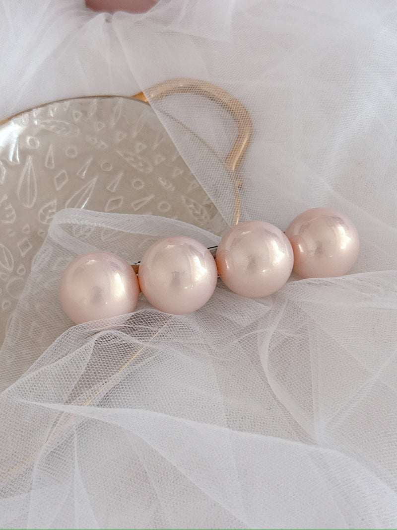 Big Pearl Barette - MAISON MARBLE