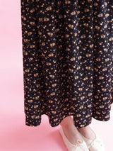 Black Floral Cami Dress - MAISON MARBLE