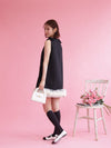 Black Ribbon Dress - MAISON MARBLE