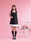 Black Ribbon Dress - MAISON MARBLE