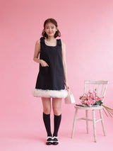 Black Ribbon Dress - MAISON MARBLE