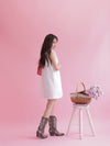 Blanc Collar Mini Dress - MAISON MARBLE