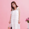 Blanc Frill Dress - MAISON MARBLE