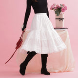 Blanc Frill Skirt - MAISON MARBLE