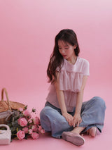 Bloom Tulle Tee - MAISON MARBLE