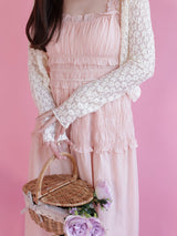Blush Gather Dress - MAISON MARBLE