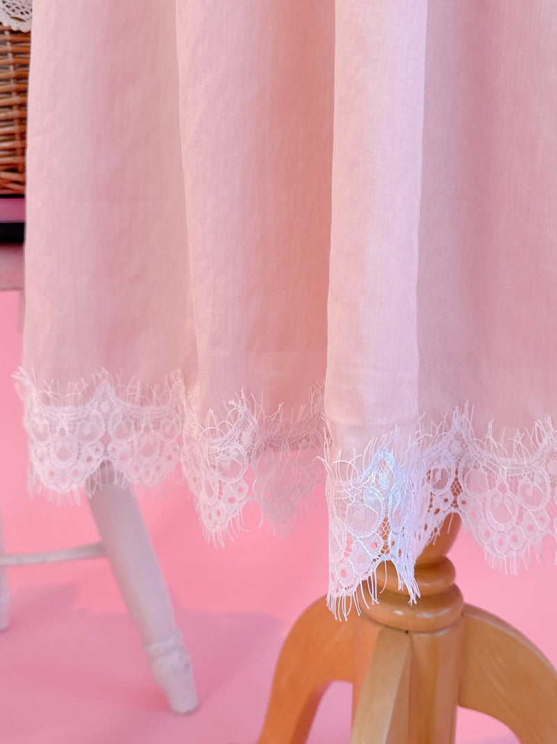 Blush Gather Dress - MAISON MARBLE