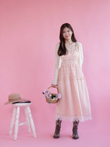 Blush Gather Dress - MAISON MARBLE