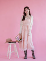 Blush Gather Dress - MAISON MARBLE