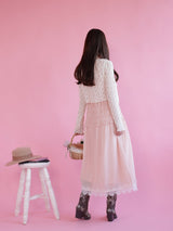 Blush Gather Dress - MAISON MARBLE