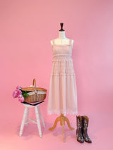 Blush Gather Dress - MAISON MARBLE