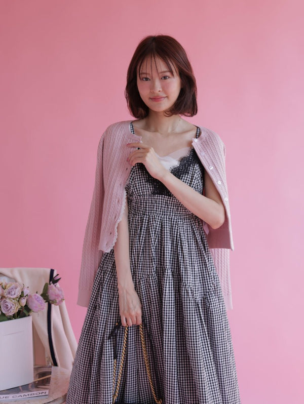 Cable Knit Cardigan - MAISON MARBLE