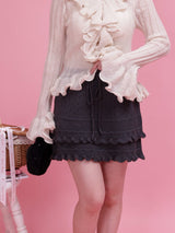 Cable Knit Skirt - MAISON MARBLE