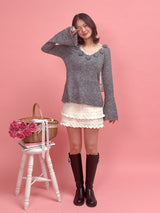 Cable Knit Skirt - MAISON MARBLE