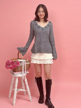 Cable Knit Skirt - MAISON MARBLE