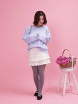 Cable Knit Skirt - MAISON MARBLE