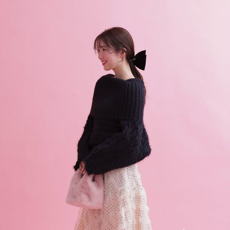 Cape Collar Knit - MAISON MARBLE