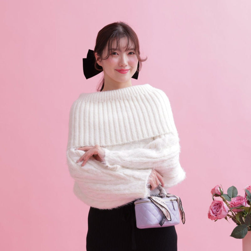 Cape Collar Knit - MAISON MARBLE