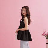 【再販】Cecille Noir Tops - MAISON MARBLE