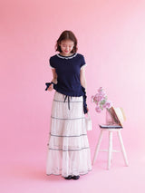 Chic Lace Skirt - MAISON MARBLE