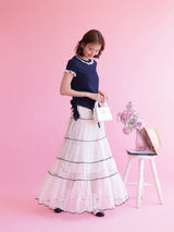 Chic Lace Skirt - MAISON MARBLE