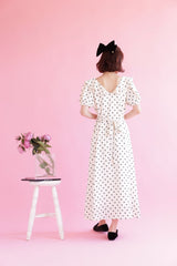 Classic Frill Dot Dress - MAISON MARBLE