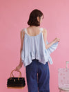 Cloudy Flare Cami - MAISON MARBLE