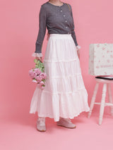 Cotton Blanc Skirt - MAISON MARBLE