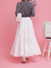 Cotton Blanc Skirt - MAISON MARBLE