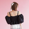 Crop Puff Blouse - MAISON MARBLE