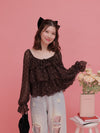 Dot Layered Blouse - MAISON MARBLE