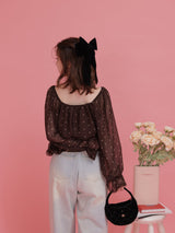 Dot Layered Blouse - MAISON MARBLE