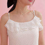 Dot Ruffle Dress - MAISON MARBLE