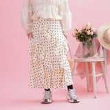 Dot Ruffle Skirt - MAISON MARBLE