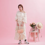 Dot Ruffle Skirt - MAISON MARBLE