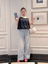 Dot Satin Balloon Tops - MAISON MARBLE