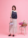 Dot Satin Balloon Tops - MAISON MARBLE
