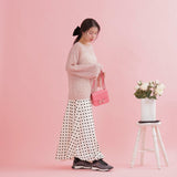 Dot Silk Skirt - MAISON MARBLE